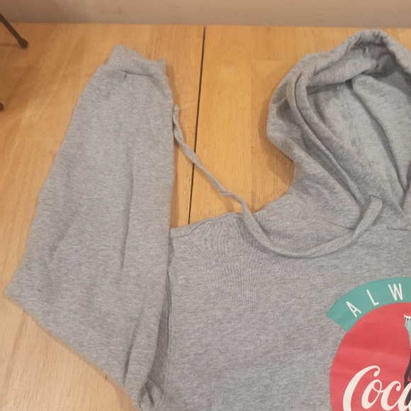Cropped  sweatshirt Coca cola Hoodie - Picture 5 of 11
